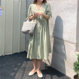 ピンタックシャツワンピース