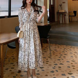 ウエストギャザーパターンワンピース