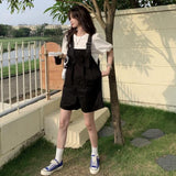 サマーブラックサロペット