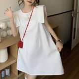 ショルダーデザインワンピース