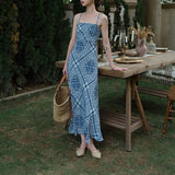 パターンプリントキャミワンピ