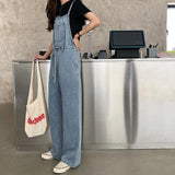 リボンウエストデニムオーバーオール