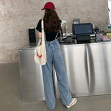 リボンウエストデニムオーバーオール