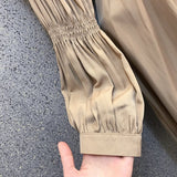 バックリボンビスチェ付きシャツワンピース