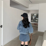 シンプルデニムセットアップ