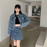 シンプルデニムセットアップ