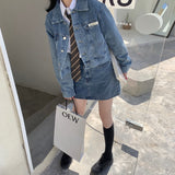 シンプルデニムセットアップ