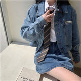 シンプルデニムセットアップ