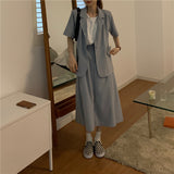 【サンプルセール】ハーフスリーブスカートセットアップ