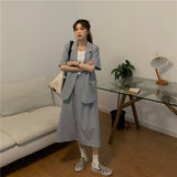 【サンプルセール】ハーフスリーブスカートセットアップ