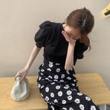 パフスリーブフラワーセットアップ