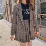 チェッククラシカルセットアップ