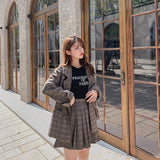 チェッククラシカルセットアップ