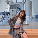 チェッククラシカルセットアップ