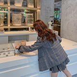 チェッククラシカルセットアップ