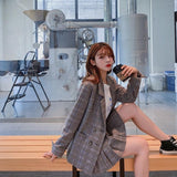 チェッククラシカルセットアップ