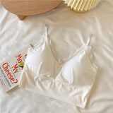 シフォンレースフリルビスチェ