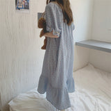 サッカーパフスリーブワンピース/ルームウェア