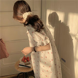 サッカーパフスリーブワンピース/ルームウェア