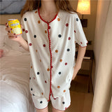 マルチカラードッドルームウェア