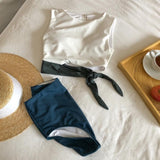 サイドリボンセパレート水着