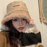 リバーシブルボアバケットハット【ユニセックス】