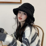 リバーシブルボアバケットハット【ユニセックス】