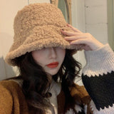 リバーシブルボアバケットハット【ユニセックス】