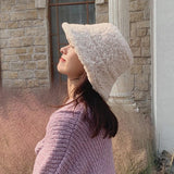 リバーシブルボアバケットハット【ユニセックス】