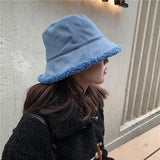 リバーシブルボアバケットハット【ユニセックス】