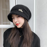 アンゴラブレンドニット帽