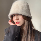 アンゴラブレンドバケットハット