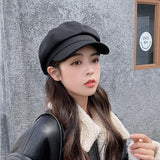 シンプルカラーキャスケット/キャップ