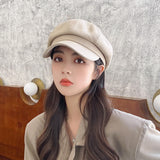 シンプルカラーキャスケット/キャップ