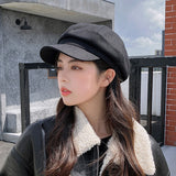 シンプルカラーキャスケット/キャップ