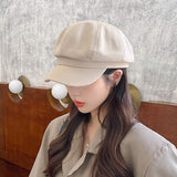 シンプルカラーキャスケット/キャップ