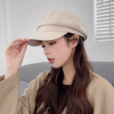 シンプルカラーキャスケット/キャップ