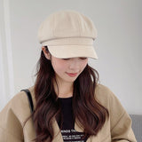 シンプルカラーキャスケット/キャップ