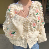 VINTAGE FLOWER カーディガン