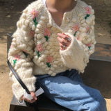 VINTAGE FLOWER カーディガン