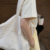 刺繍ロゴトートバッグ