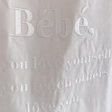 刺繍ロゴトートバッグ