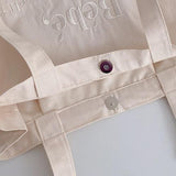 刺繍ロゴトートバッグ