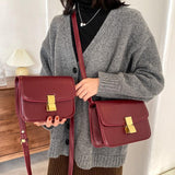 スクエアショルダーバッグ