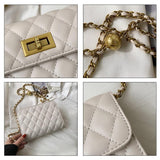 GOLDボールチェーンキルティングバッグ