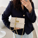 GOLDボールチェーンキルティングバッグ