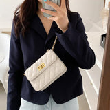 GOLDボールチェーンキルティングバッグ