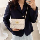 GOLDボールチェーンキルティングバッグ