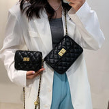 GOLDボールチェーンキルティングバッグ