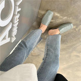 スクエアトゥローファー